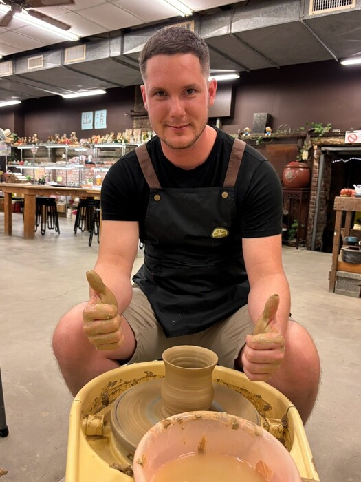 2025.03.12 【2025華語正規密集班】文化課-鶯歌捏陶 / Outdoor Cultural Class - Pottery Making in YinggeImage